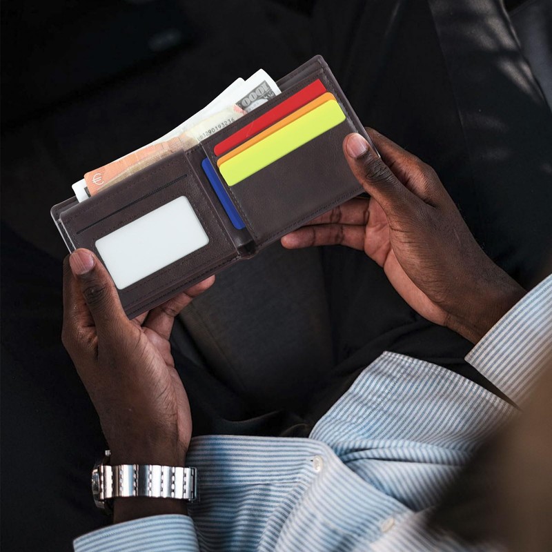 Slim Rfid Wallets for Men, Minimalist Front Pocket Wallets for
