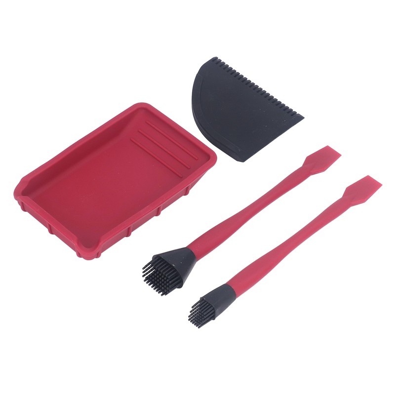 4Pcs Silicone Glue Kit 2 Brush 1 Comb and 1
