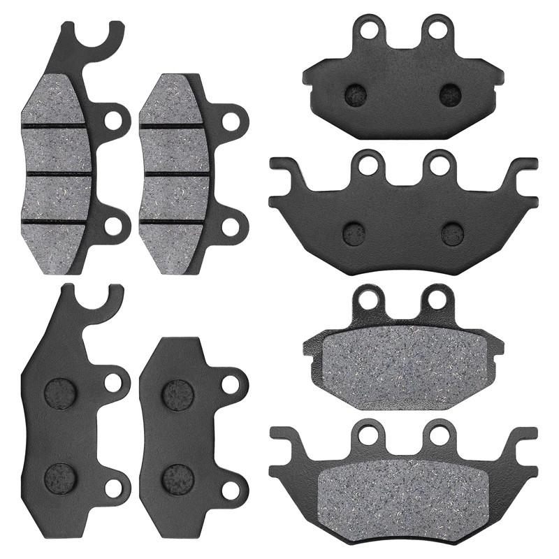 Front and Rear Brake Pads for Kawasaki Mule Pro FXT
