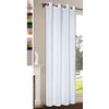 Curtain Opaque scarf, mat uni-coloured curtain with eyelets 20405 Microsatin