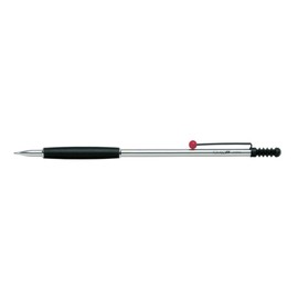 Tombow Zoom 707 De Luxe Pencil - Black/Chrome Barrel and Red Clip End