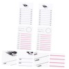 Minkissy 4pcs Portable Acrylic Eyelash Board Lash Extension Pallet Professional