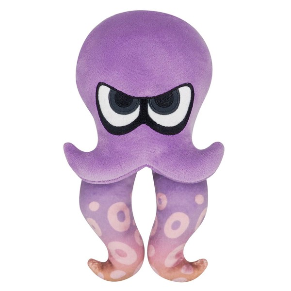 Sanei Boeki SP35 Splatoon 3 All Star Collection Plush Toy, Octopus, Size S, Purple, W 4.1 x D 2.4 x H 8.7 in (10.5 × 6 × 22 cm)