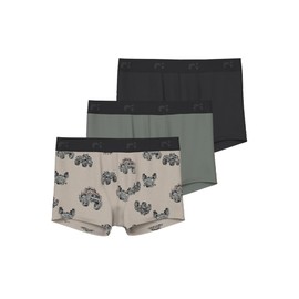 NAME IT Boys' underpants, Grey Melange /Pack:w/ Dark Sapphire