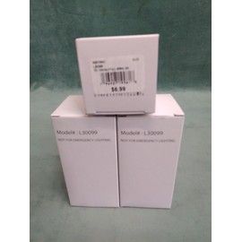 Luminance Lot Of 3 CFL 13 Watt Half Full Spiral Light Bulb 900 Lumens Standard Base L30099