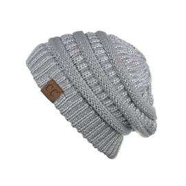 Beanie de punto de punto suave cálido de moda