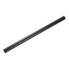 MECCANIXITY Black Round ABS Plastic Rods 0.6-inch Diameter and 12-inch