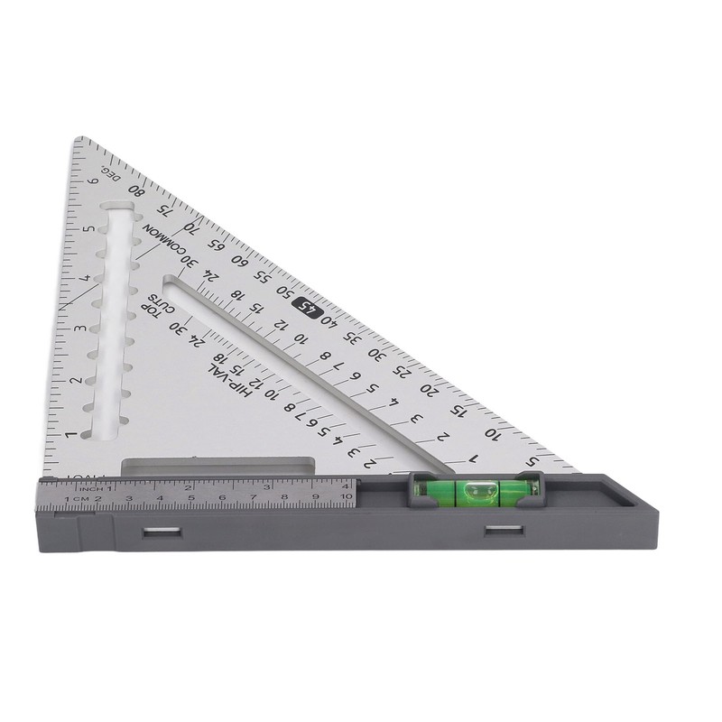 7 Inch Rafter Square with Level High Accuracy Aluminum Alloy