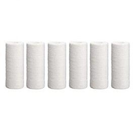 Hydronix SDC-45-1020 10 x 4.5 Inch 20 Micron Whole House Sediment Water Filter Cartridge - 6 Pack