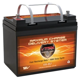 VMAX TANKS GOAL ZERO Yeti 400 Compatible AGM BATTERY UPGRADE V35-857 VMAX 12V 35AH