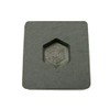 1 oz Gold Hexagon High Density Graphite Mold 1/2 oz Silver Bar Ingot Copper