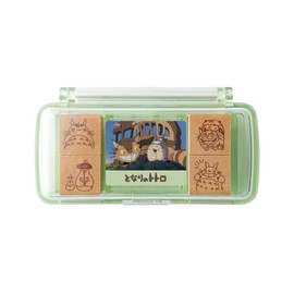 Beverly Ghibli My Neighbor Totoro Stamp Hanko Mini Stamp Cat Bus SGM-015