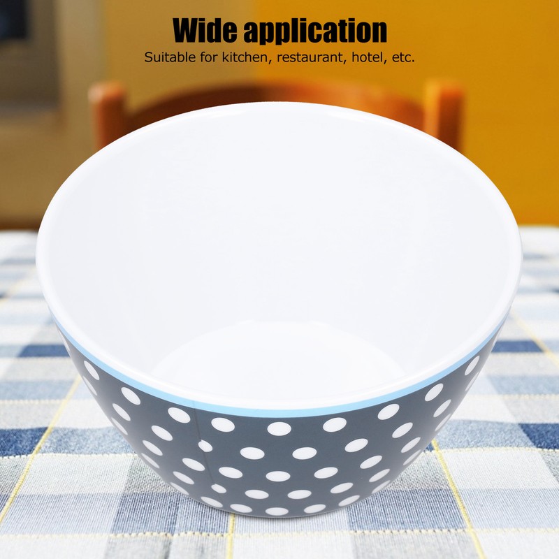 4PCS 6in Salad Bowl Dinner Serving Bowl Sets Kitchen Imitation