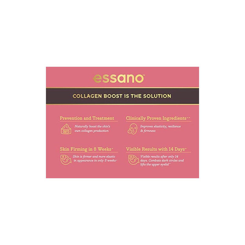 Essano Collagen Boost Overnight Mask - Rejuvenating Elasticity, Resilience and