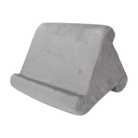 Tablet Pillow Stand Triangular Soft Comfortable Angled Viewing Tablet Reading Pillow Gray