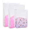 3 pcs Durable Honeycomb Mesh Laundry Bags for Delicates 2