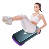 ShopMall Step Banco Aerobics Ejercicio Fitness Crossfit Ajustable Color Violeta