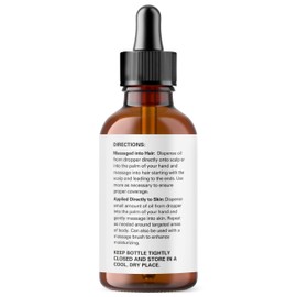 M3 Naturals Unrefined & Vegan Batana Oil for Hair Growth, Healthy Skin and Collagen Production | Hydrating Treatment for Dry Scalp and Split Ends (3 Pack) 6 FL OZ