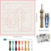 FREEBLOSS DIY Punch Needle Kits for Beginners Desert Pattern Embroidery