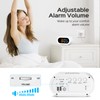 REACHER Kids Alarm Clock with USB Charger, Dimmable Rainbow LED