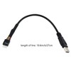 LUORNG 9Pin USB to USB Motherboard Header Cable Black 9-Pin