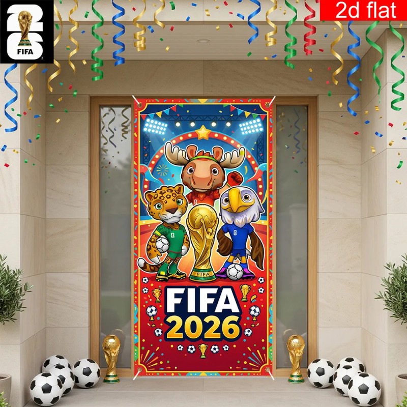 Funda De Puerta Para La Copa Mundial 2026, Diseño De