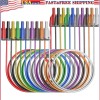 Peakelect 10PCS Banana Plug Silicone Test Leads Fully Insulated Safety