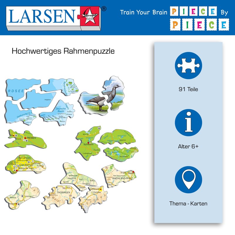 Larsen Travelling in Germany Puzzle (91 Piece)