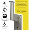 Promenaid 3ft Flush Handrail Kit - Silver - Complete Indoor/Outdoor