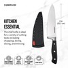 Farberware Edgekeeper 8-Inch Forged Triple Riveted Chef Knife with Self-Sharpening