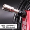 HDGSAFD 1 Piece Bicycle Bottom Bracket Remover Bike Crank Puller
