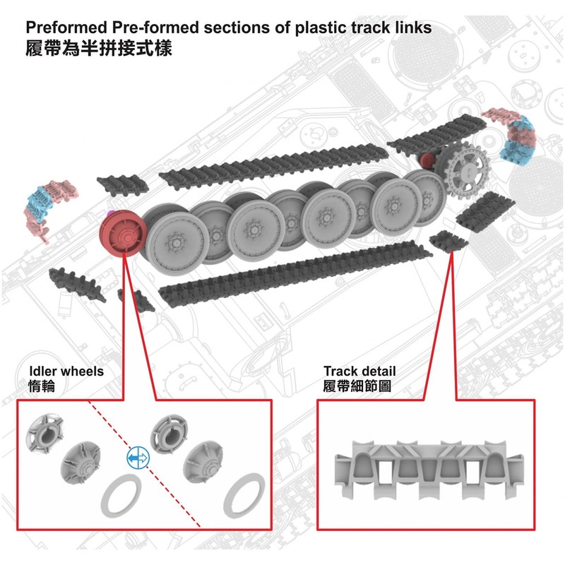 Vespid Model VPM720009 1/72 German Panter G Type Medium Steel