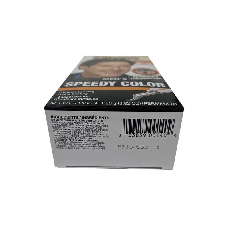 Bigen Men’s Speedy Color 103 Dark Brown - 3 Pack