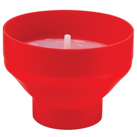 Silicone Microwave Popcorn Popper - Enjoy Fresh-Popped Corn in Minutes - Easy to Use and Clean - Collapsible Design for Easy Storage - Heat-Resistant Silicone - By Chef's PrideTM