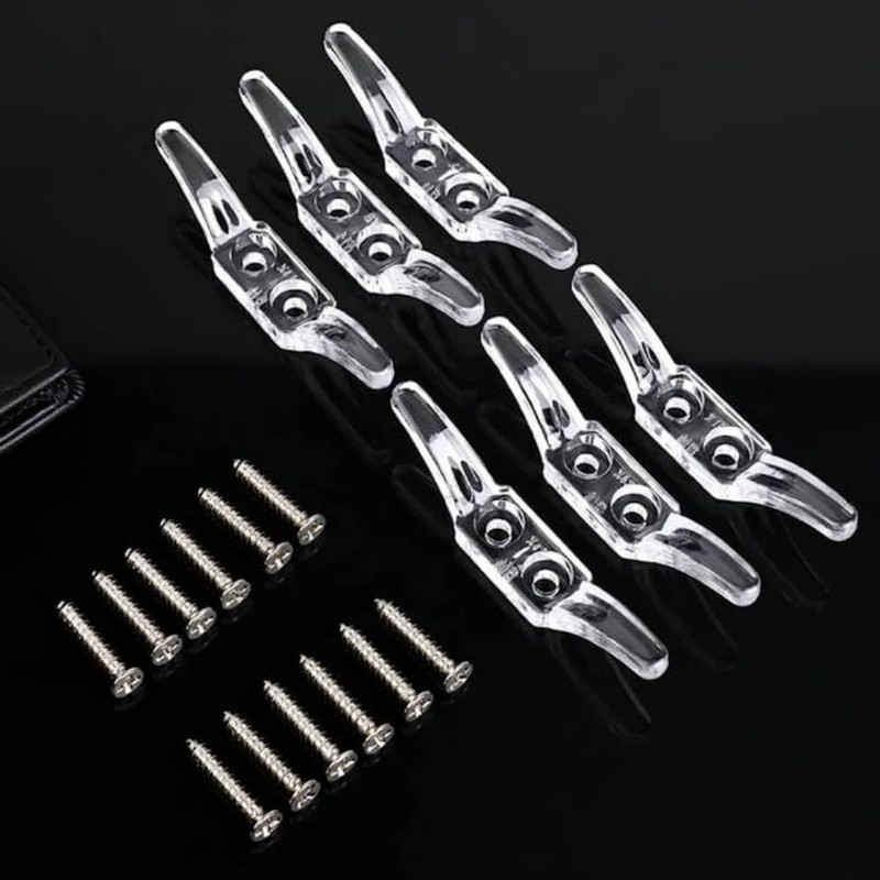 YYwenting 12 Pcs Clear Cord Cleat Blind Cord Holder Blind