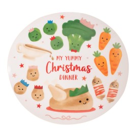 Widdle Gifts Kids Christmas Dinner Plate Children's Plate Fun DesignTableware 24cm 6212