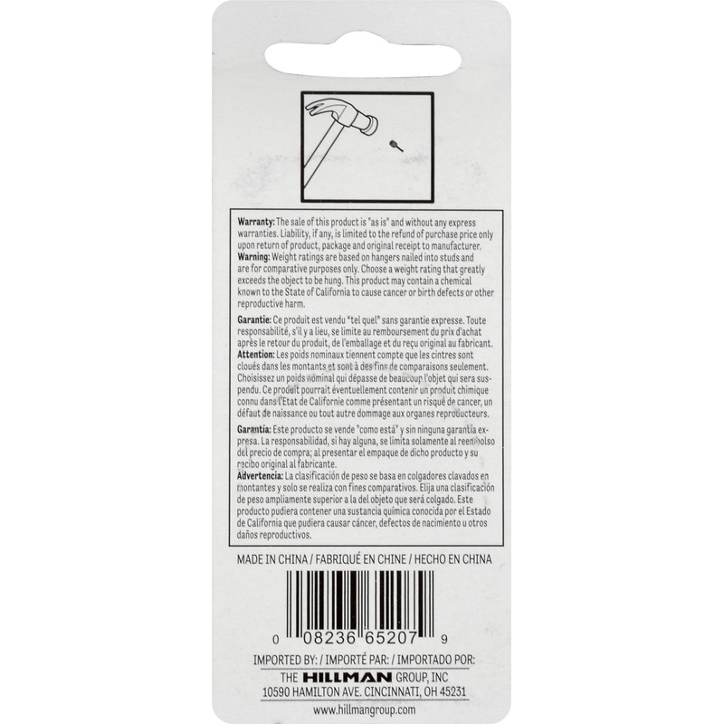 Hillman 122276 Classic Blued Hanger Nails 10 Pack