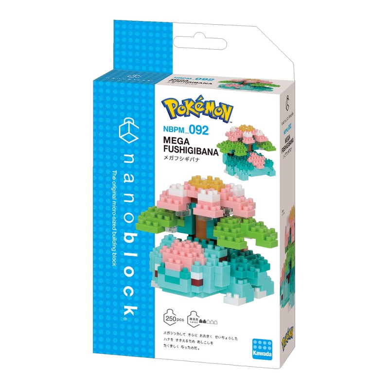 Nanoblock NBPM_092 Pokemon Mega Bulbasaur