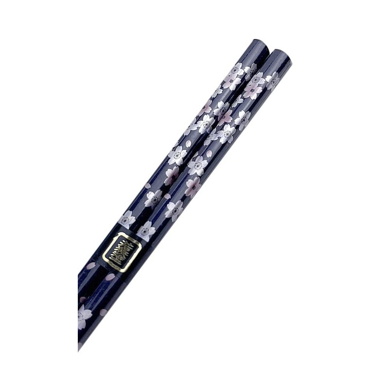 Chopsticks Dishwasher, Japanese Ayaka Chirashi, Navy Blue, Men's, Includes Paulownia