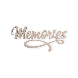 Jess and Jessica Wooden Word Memories,Script Wooden Sign Unfinished Wall Decor Wall Art Many,4 inches longx¼ inch thick
