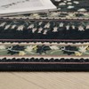 Rugcomf Circle Rug Impressionist-Style Vintage Round Rug 4ft Non Slip