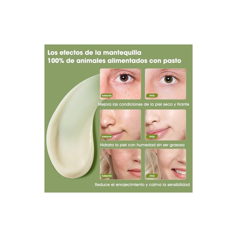 2PCS Cebo de Res para La Cara, Crema de Calendula