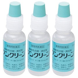 One Clean Eye Cleanser for Dogs and Cats, 0.5 fl oz (15 ml), Veterinary Drug, Set of 3