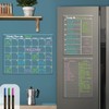 Clear Non-Magnetic Calendar Set for Fridge - Dry Erase Transparent