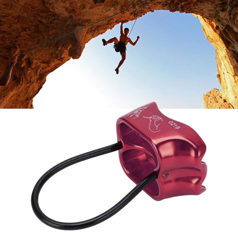 Rappel Device Aluminum Magnesium Alloy ATC Rappelling Descender for Outdoor