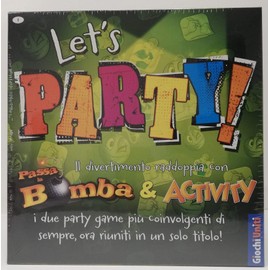 Giochi Uniti - Pass La Bomba and Activity: Let's Party, Party Game, 10+ Years, 4-15 Players, Italian Edition, GU659