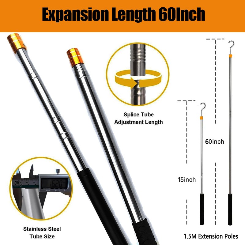 Ladder Pull Down System Kit - BCEHACBITI Attic Pull System