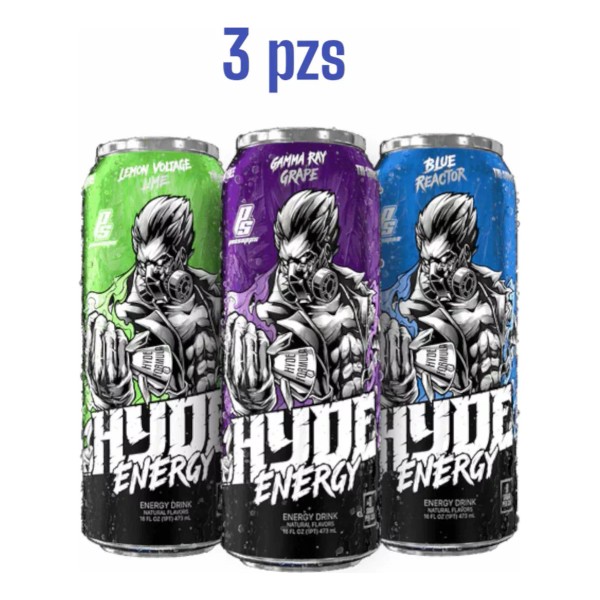 ProSupps Bebida Energetica Hyde Energy Prosupps Preworkout Zero 3pzs