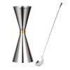 LIKENNY Jigger Cups Graduated 30ml/45ml Cocktail Measuring Cups Stainless Steel