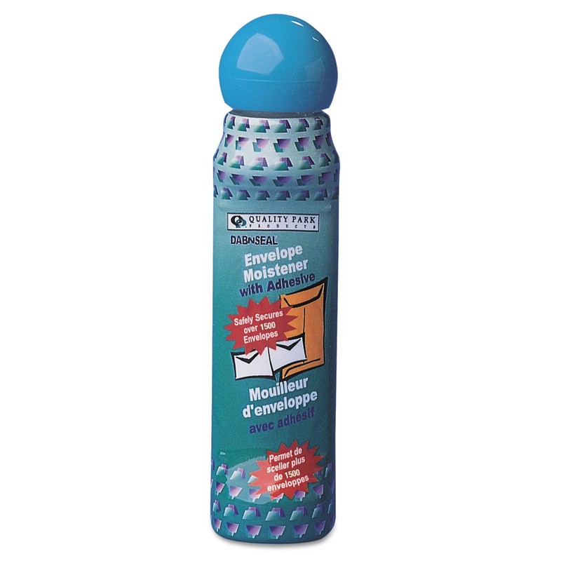Quality Park Dab-n-Seal Envelope Moistener, 50 ml, 1 Bottle (46065)
